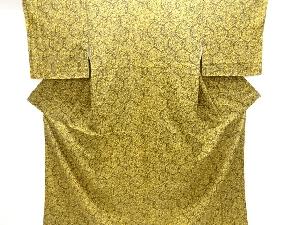 花鳥模様手織り紬着物